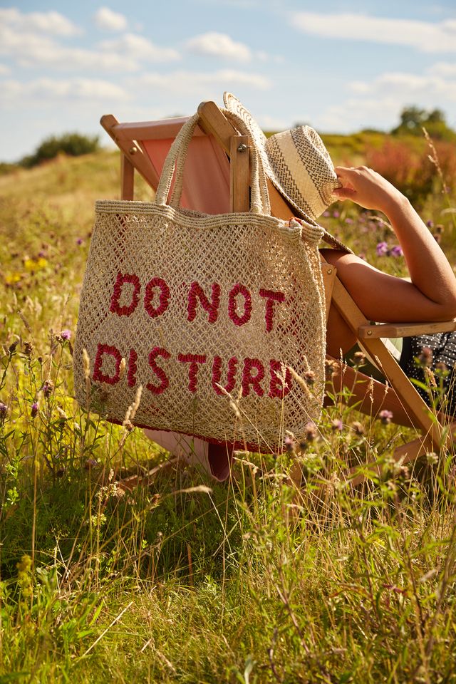 Do Not Disturb Small Natural Bag