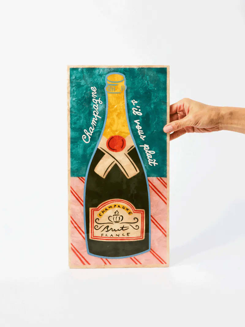 Champagne Capiz Shell Hanging Wall Tile