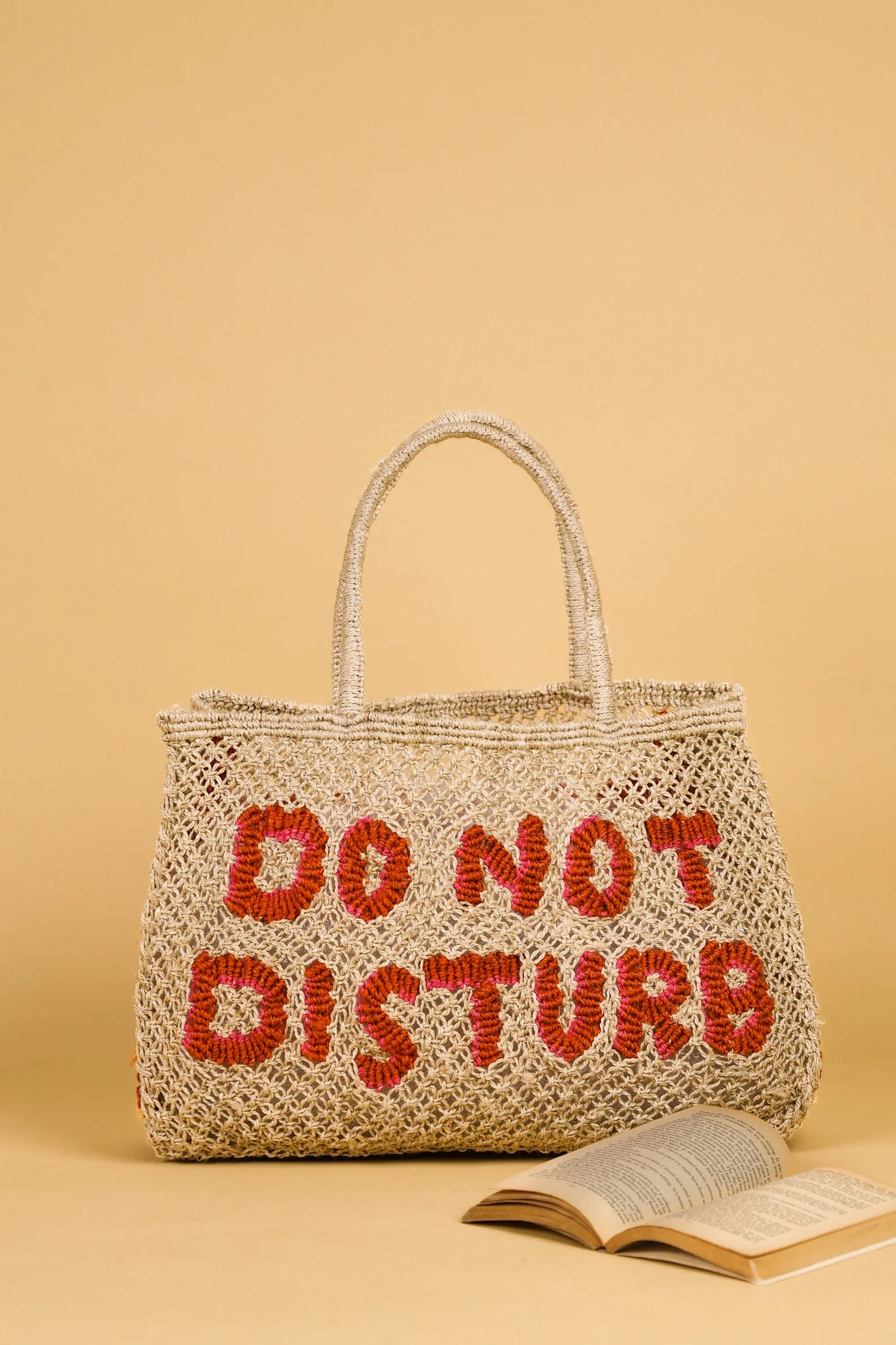 Do Not Disturb Small  Natural Bag