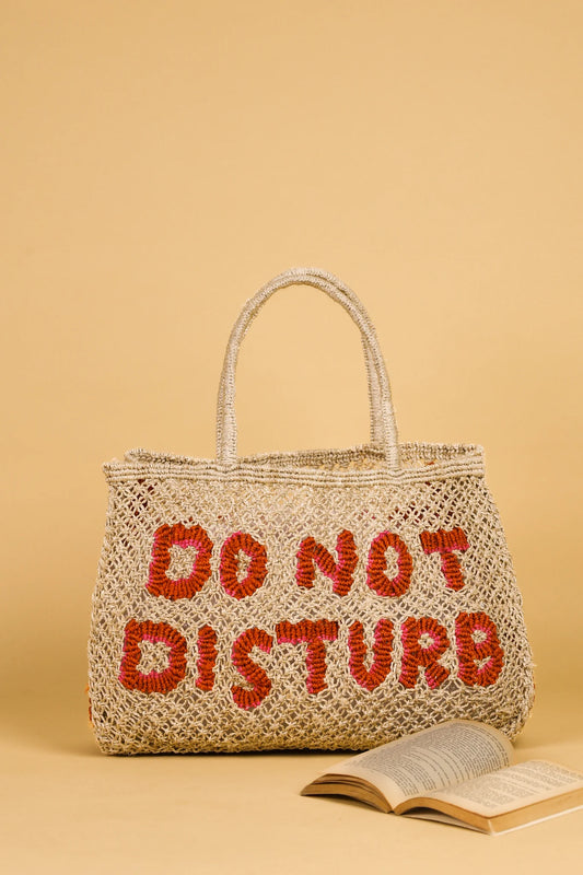 Do Not Disturb Small  Natural Bag
