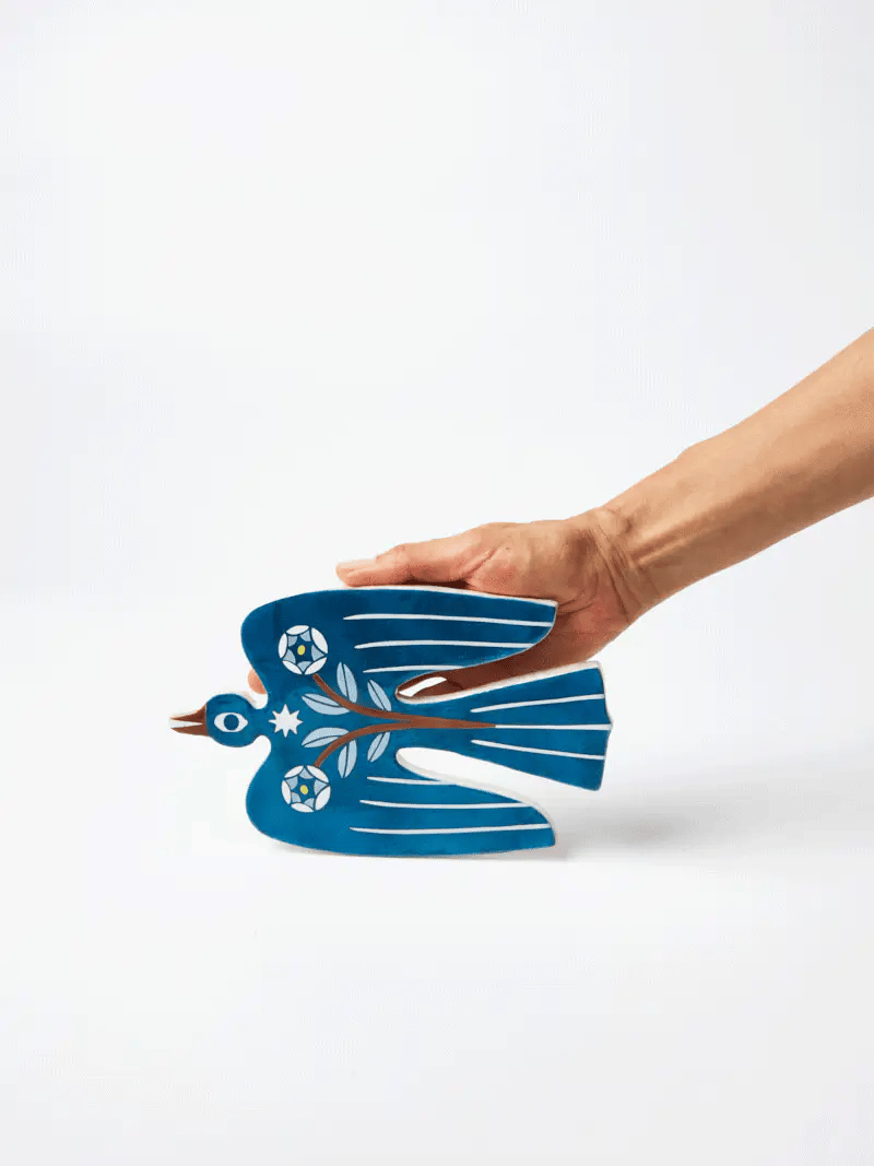 Blue Bird Hanging wall tile