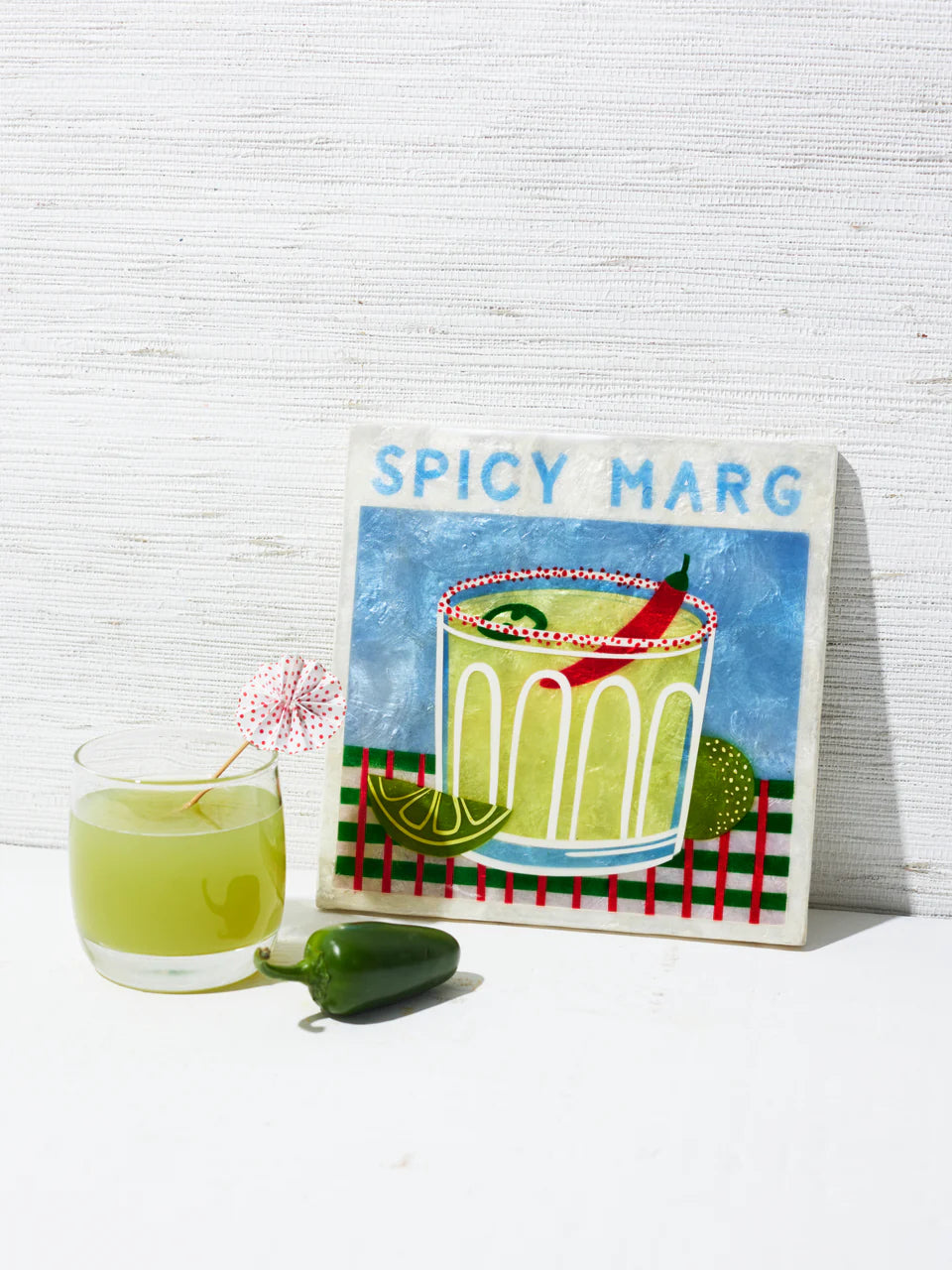 spicy marg square hanging wall tile