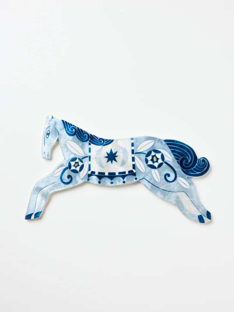 Blue Horse Tile