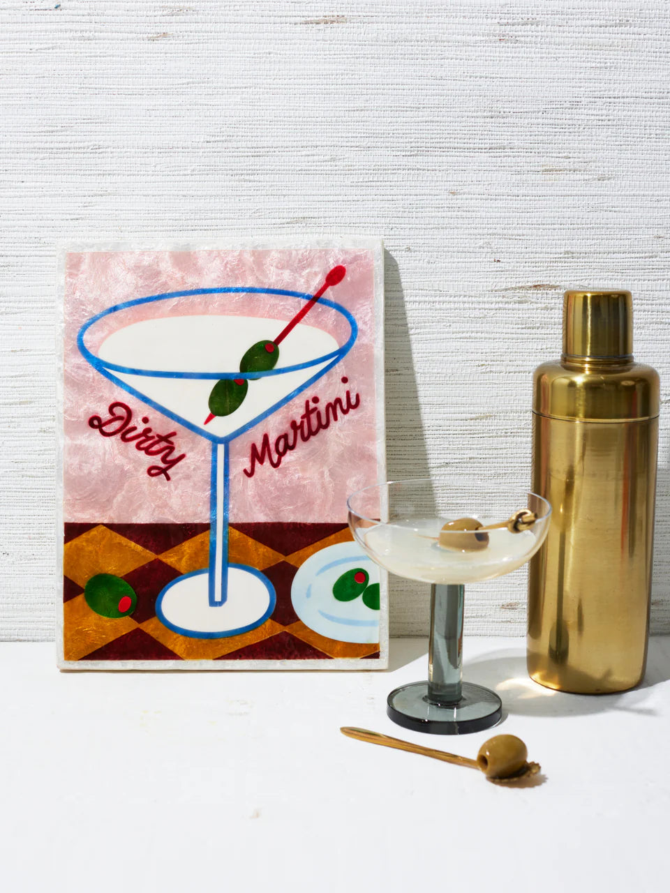 Happy Hour Dirty Martini Tile