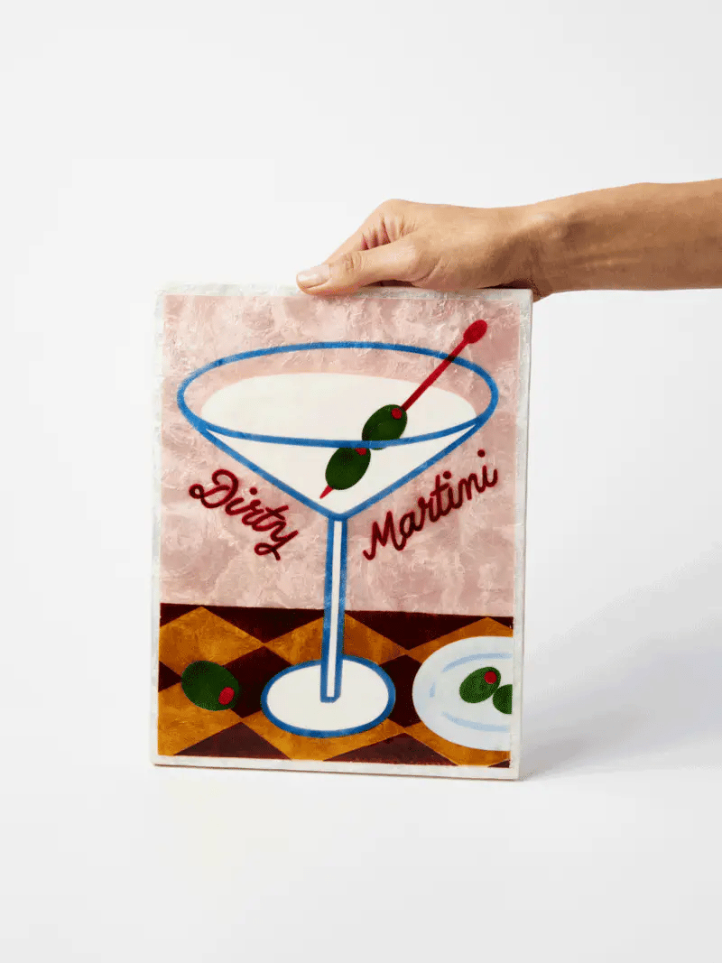 Dirty Martini Hanging Capiz-Shell Wall Tile