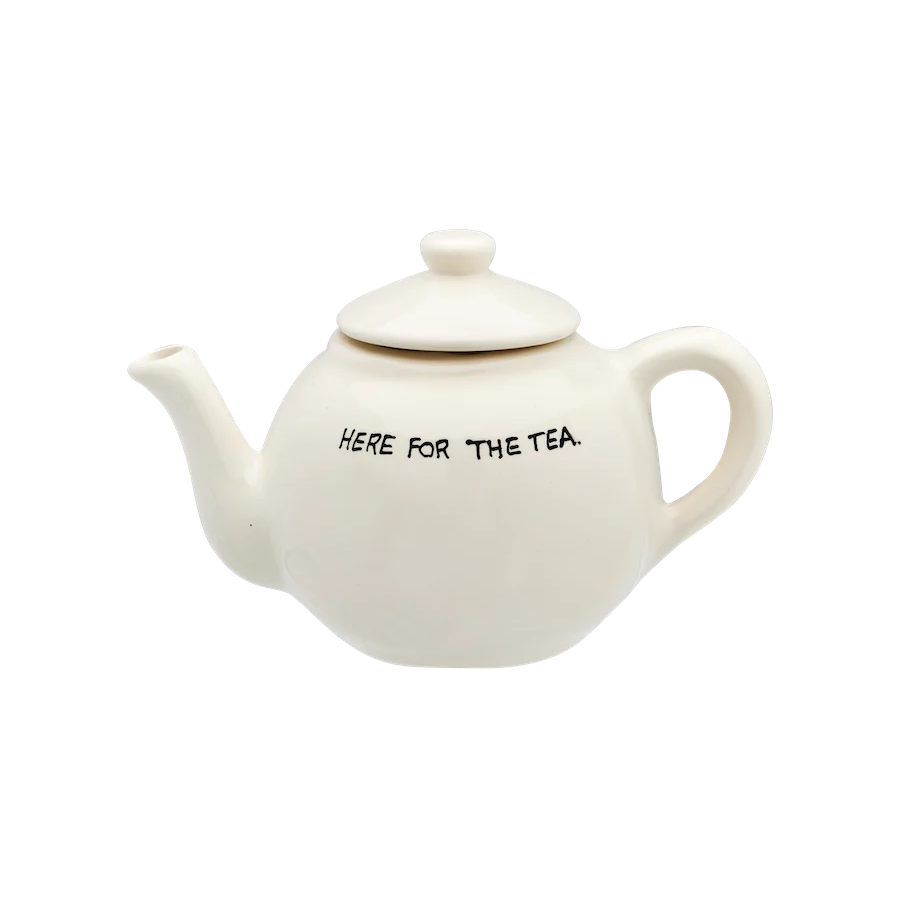 Here for the tea ceramic teapot by Anna + Nina