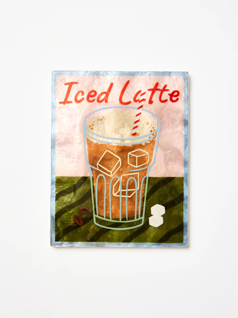 Barista Iced Latte Tile