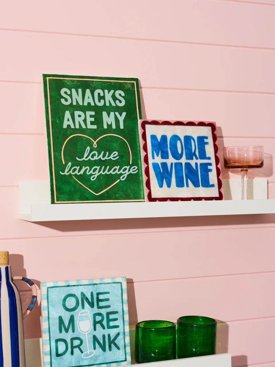 More Wine Square Tile