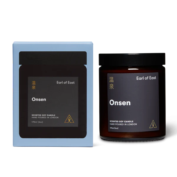 onsen scented candle from earl of east
