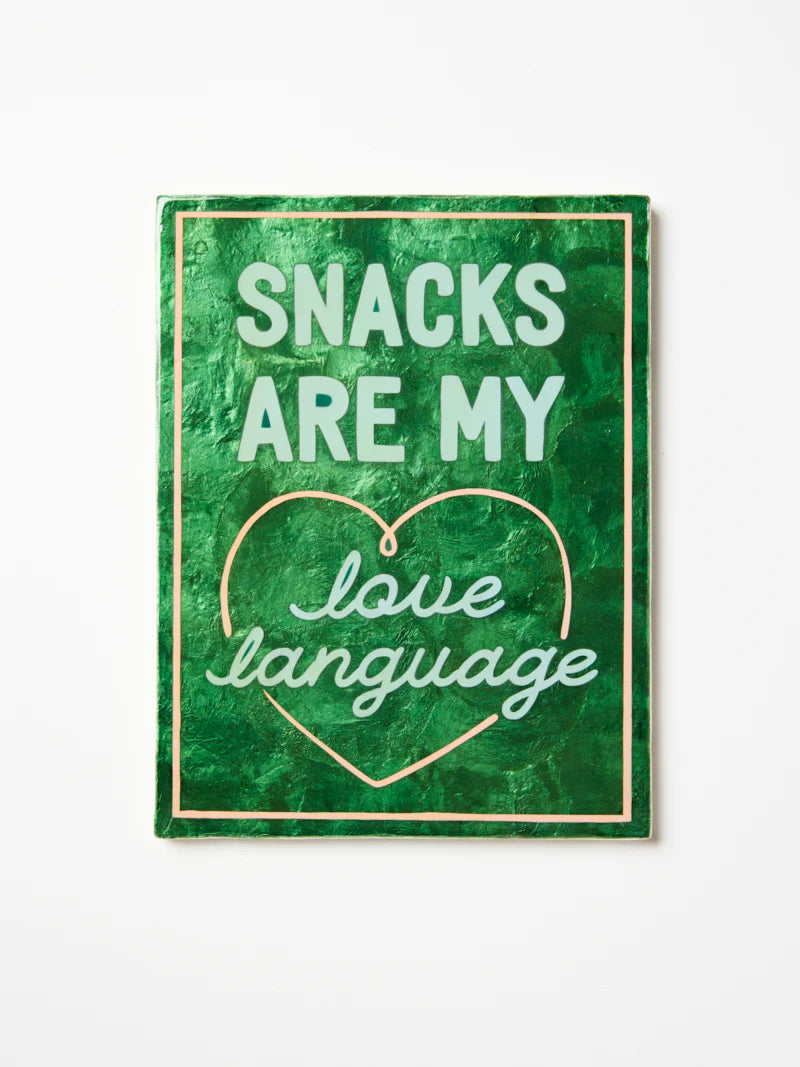 Snacks Love Language Tile